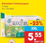 Toilettenpapier Angebote von Glücksblatt bei Netto Marken-Discount Hannover für 5,55 €