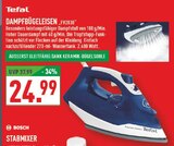 DAMPFBÜGELEISEN im Angebot bei Marktkauf in Beckum DAMPFBÜGELEISEN Angebote von Tefal bei Marktkauf Beckum für 24,99 €