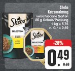 Katzennahrung Angebote von Sheba bei EDEKA Erlangen für 0,49 €