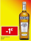 Pastis de Marseille 45% vol - RICARD en promo chez Spar Clermont-Ferrand