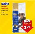 Hundenahrung Kraftmenü Angebote von pablo bei Netto Marken-Discount Beckum für 3,99 €