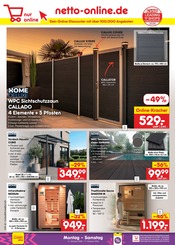 Zaun im Netto Marken-Discount Prospekt in Freiberg Aktueller Netto Marken-Discount Prospekt mit Zaun, "Aktuelle Angebote", Seite 55