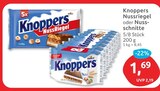 budni Barsbüttel - Knoppers NussRiegel Angebot im Prospekt Knoppers NussRiegel bei budni im Barsbüttel Prospekt für 1,69 €