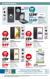 Promotion Téléphonie dans le prospectus Hyper U, valable du 26/09/2023 au 08/10/2023 Promo Téléphonie dans le catalogue Hyper U du moment à la page 8