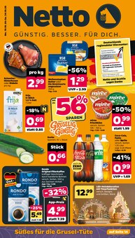 Coca Cola im Netto mit dem Scottie Prospekt "Günstig. Besser. Für Dich." mit 43 Seiten (Rostock)