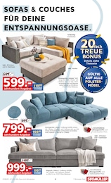 Couch Angebot & Preis im aktuellen Segmüller Prospekt Couch Angebot im aktuellen Segmüller Prospekt auf Seite 4