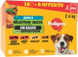 Pâtée en sauce pour chien adulte aux viandes et légumes - PEDIGREE à 6,55 € dans le catalogue Intermarché Hyper