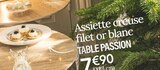 Assiette creuse filet or blanc - TABLE PASSION en promo chez Ambiance & Styles Poitiers à 7,90 €