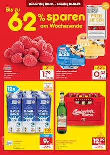 Milch im aktuellen Netto Marken-Discount Prospekt (Cottbus) Milch im Netto Marken-Discount Prospekt "Aktuelle Angebote" mit 70 Seiten (Cottbus)