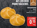 Kaiserbrötchen im Angebot bei Marktkauf in Görlitz Kaiserbrötchen Angebote bei Marktkauf Görlitz für 0,15 €