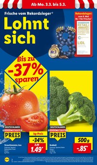 Tomaten im Lidl Prospekt "LIDL LOHNT SICH" mit 63 Seiten (Krefeld)