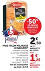 Pané façon Milanaise Finement Citronné - Le Gaulois - Super U à Chartres Pané façon Milanaise Finement Citronné - Le Gaulois en promo chez Super U Chartres à 1,25 €