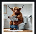 Gerahmtes Bild „Lustiges Hochlandrind“ für 9,95 € bei Hornbach im Angebot Gerahmtes Bild „Lustiges Hochlandrind“ im aktuellen Hornbach Prospekt