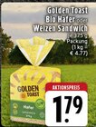 Bio Hafer oder Weizen Sandwich Angebote von Golden Toast bei EDEKA Osnabrück für 1,79 €