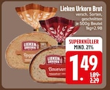 Roggenbrot im Angebot bei EDEKA in Germering Roggenbrot Angebote von Lieken Urkorn bei EDEKA Germering für 1,49 €