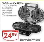 Waffeleisen WM-123356 im Angebot bei GLOBUS in Kaarst Waffeleisen WM-123356 Angebote von Emerio bei GLOBUS Kaarst für 24,99 €
