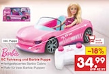 RC Fahrzeug und Barbie Puppe Angebote von Barbie bei Netto Marken-Discount Freiberg für 34,99 €