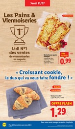 Prix et réduction Viennoiserie dans le prospectus Lidl en cours Offre Viennoiserie dans le catalogue Lidl du moment à la page 8