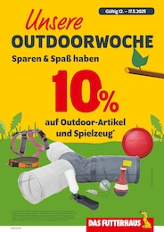 Das Futterhaus Prospekt für Krefeld mit 1 Seite Das Futterhaus Prospekt für Krefeld: "Unsere OUTDOORWOCHE", 1 Seite, 12.05.2025 - 17.05.2025