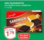 Sandwich-Eis Angebote von Jeden Tag bei GLOBUS Oberhausen für 1,79 €