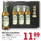 Landbier oder Hell bei EDEKA im Wörth Prospekt für 11,99 €