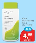 Vital Fussbad von efasit im aktuellen budni Prospekt