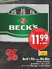 Pils im Angebot bei E center in Leverkusen Pils Angebote von Beck's bei E center Leverkusen für 11,99 €