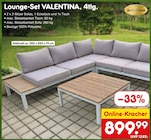 Aktuelles Lounge-Set VALENTINA, 4tlg. Angebot bei Netto Marken-Discount in Lübeck ab 899,99 €