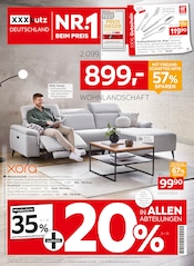 Aktueller XXXLutz Prospekt mit Wohnlandschaft, "NR. 1 BEIM PREIS", Seite 2