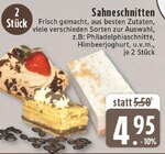 Sahneschnitten im Angebot bei EDEKA in Rheda-Wiedenbrück Sahneschnitten Angebote bei EDEKA Rheda-Wiedenbrück für 4,95 €