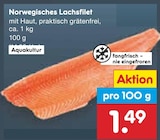 Aktuelle Fisch Angebote bei Netto Marken-Discount in Erlangen Aktuelles Norwegisches Lachsfilet Angebot bei Netto Marken-Discount in Erlangen ab 1,49 €