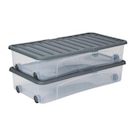 Lot de 2 boîtes de dessous de lit Ventili grises 35 L - Sundis en promo chez Castorama Lot de 2 boîtes de dessous de lit Ventili grises 35 L - Sundis dans le catalogue Castorama