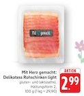 Mit Herz gemacht: Delikatess Rohschinken light bei EDEKA im Prospekt "" für 2,99 €