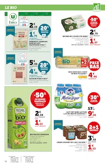 Promo Céréales bio dans le catalogue Super U du moment à la page 16