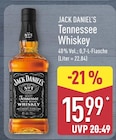 Tennessee Whiskey Angebote von Jack Daniel's bei ALDI Nord Lutherstadt Wittenberg für 15,99 €