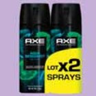 Déodorant spray aqua bergamot (b) - AXE en promo chez Intermarché Asnières-sur-Seine à 4,61 €