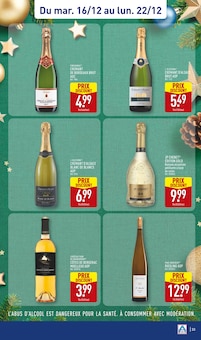 Promotion Vin Alsace dans le prospectus Aldi, valable du 16/12/2025 au 22/12/2025 Promo Vin Alsace dans le catalogue Aldi du moment à la page 33