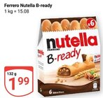 Nutella B-ready im Angebot bei GLOBUS in Mannheim Nutella B-ready Angebote von Ferrero bei GLOBUS Mannheim für 1,99 €