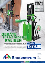 i&M BauCentrum Baumärkte Prospekt der aktuellen Woche mit 2 Seiten, gültig von 01.09.2025 bis 30.09.2025, in Steigra und Umgebung Aktueller i&M BauCentrum Baumärkte Prospekt in Steigra und Umgebung, "Geräte für die großen Kaliber." mit 2 Seiten, 01.09.2025 - 30.09.2025