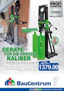 i&M BauCentrum Prospekt Geräte für die großen Kaliber. mit 2 Seiten