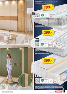 Matratze im Höffner Prospekt "Wo wohnen wenig kostet!" mit 28 Seiten (Erlangen)