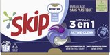 Lessive capsules 3en1 Active Clean - SKIP en promo chez Casino Supermarchés Talence à 7,57 €