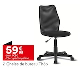 Chaise de bureau Théo - But à Nantes Chaise de bureau Théo en promo chez But Nantes à 59,99 €