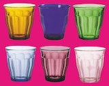 Set de 6 gobelets Picardie couleurs 25cl - DURALEX - Intermarché à Lorient Set de 6 gobelets Picardie couleurs 25cl - DURALEX en promo chez Intermarché Lorient à 6,99 €