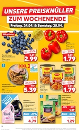 Heidelbeeren im Kaufland Prospekt "KNÜLLER" auf Seite 22