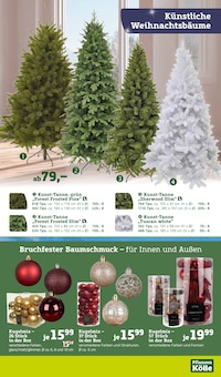 Künstlicher Weihnachtsbaum im Pflanzen Kölle Prospekt "Ich mach's mir schön!" mit 18 Seiten (Nürnberg)