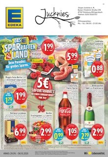 EDEKA Prospekt "Aktuelle Angebote" mit  Seiten (Duisburg)