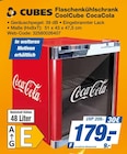 Flaschenkühlschrank CoolCube CocaCola Angebote von CUBES bei HEM expert Waiblingen für 179,00 €