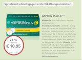 ASPIRIN PLUS C bei LINDA im Leimen Prospekt für 10,95 €