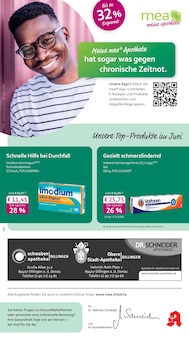 mea - meine apotheke Prospekt der KW 23 "Unsere Juni-Angebote" Aktueller mea - meine apotheke Prospekt "Unsere Juni-Angebote" Seite 1 von 4 Seiten